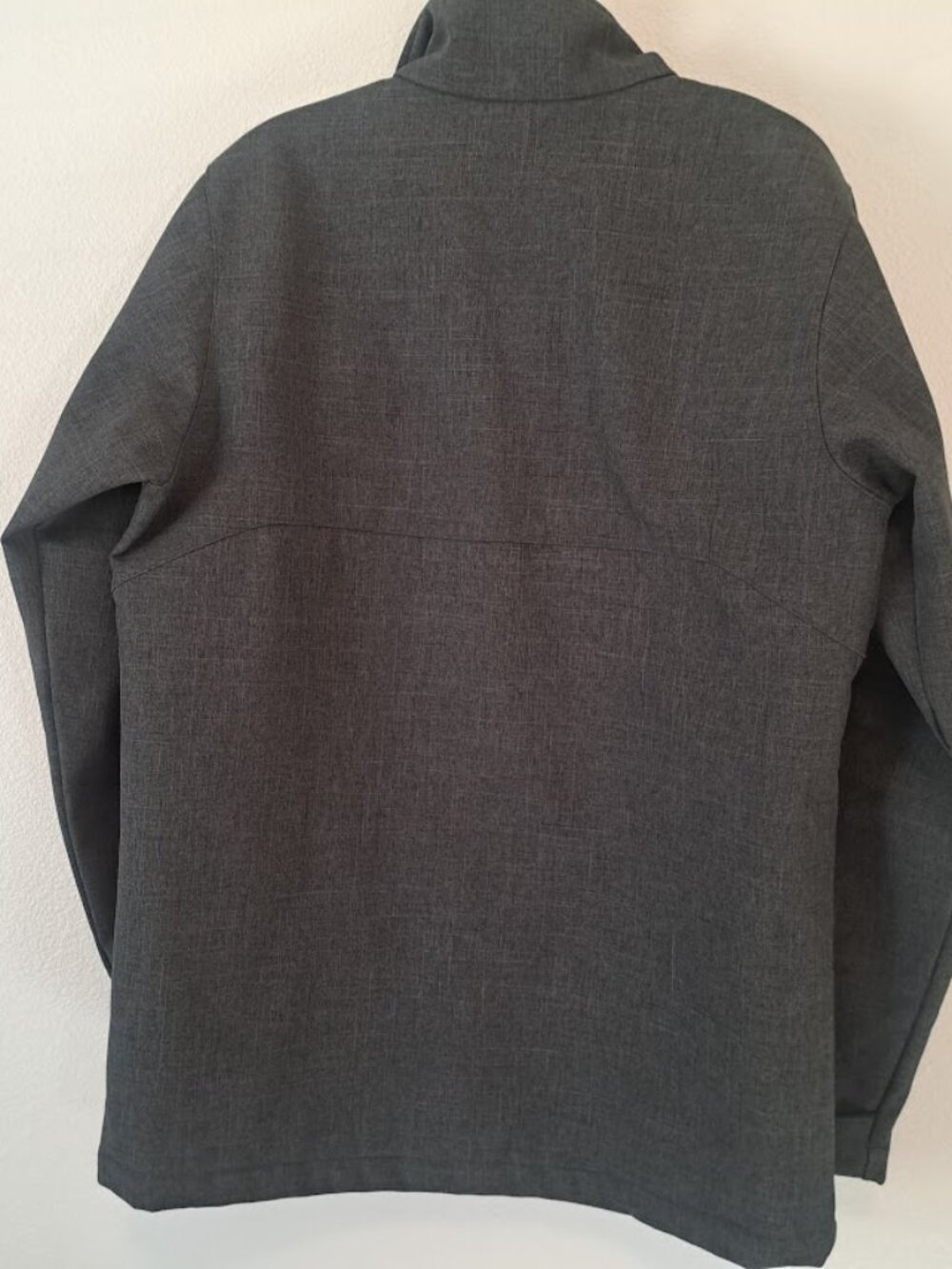 Columbia men's Soft Shell jacket grey and black Size Medium Full Zip jacket - Picture 4 of 4